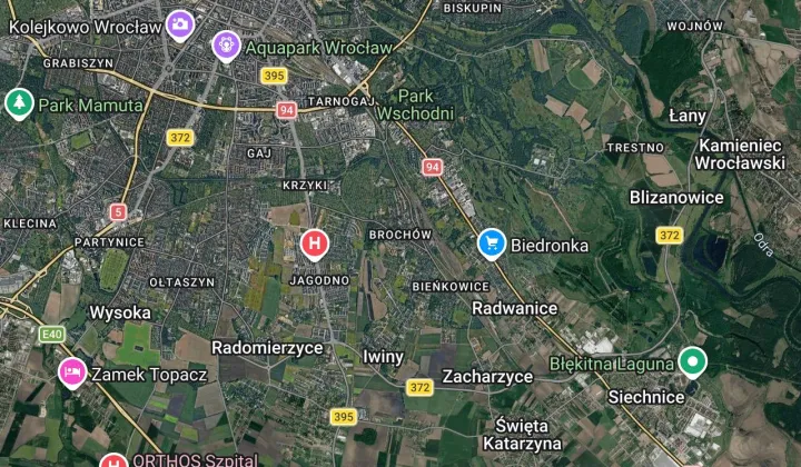 Działka rod Wrocław Brochów