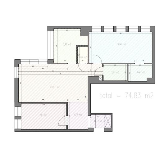 Mieszkanie 3-pokojowe Kraków Krowodrza, al. Kijowska. Zdjęcie 6