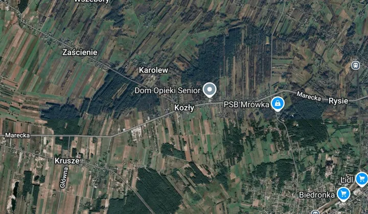 Działka budowlana Kozły