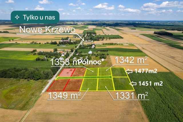 Działka budowlana Krzewo. Zdjęcie 1