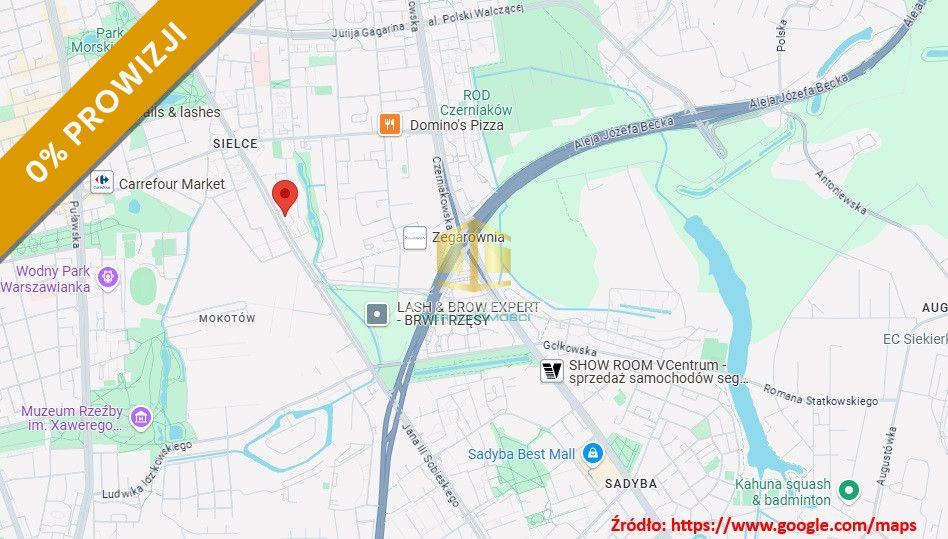 Lokal Warszawa Dolny Mokotów, ul. Jana III Sobieskiego. Zdjęcie 2