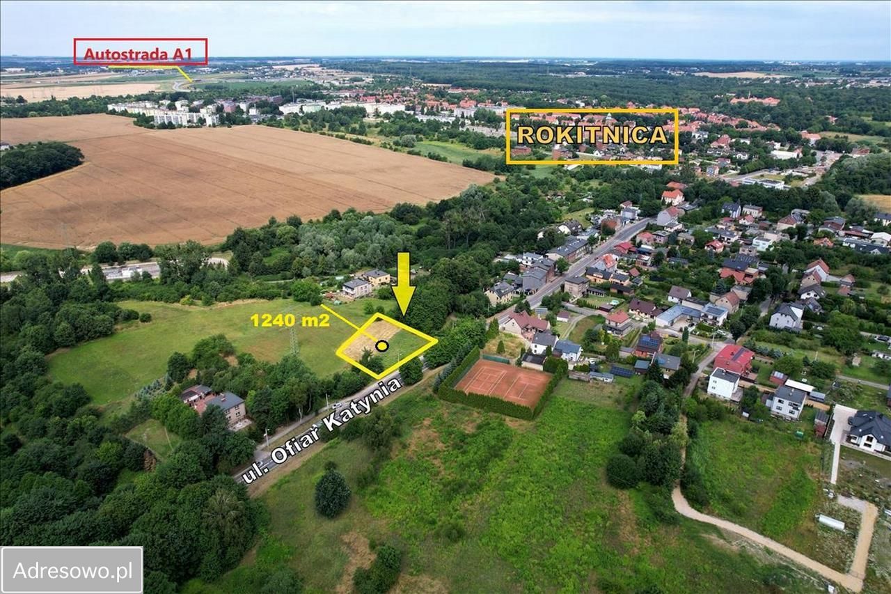 Działka budowlana Zabrze Rokitnica, ul. Ofiar Katynia. Zdjęcie 5