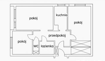 Mieszkanie 3-pokojowe Rybnik Smolna, ul. Kilińskiego