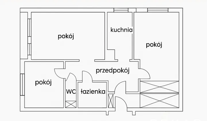 Mieszkanie 3-pokojowe Rybnik Smolna, ul. Kilińskiego