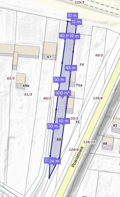 Działka budowlana Zamość Majdan, ul. Powiatowa. Zdjęcie 3