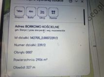 Działka budowlana Borkowo Kościelne, ul. Strażacka. Zdjęcie 1