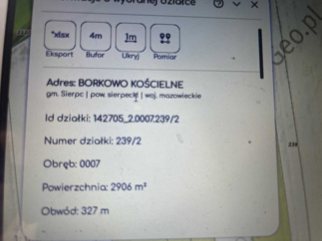 Działka budowlana Borkowo Kościelne, ul. Strażacka. Zdjęcie 2