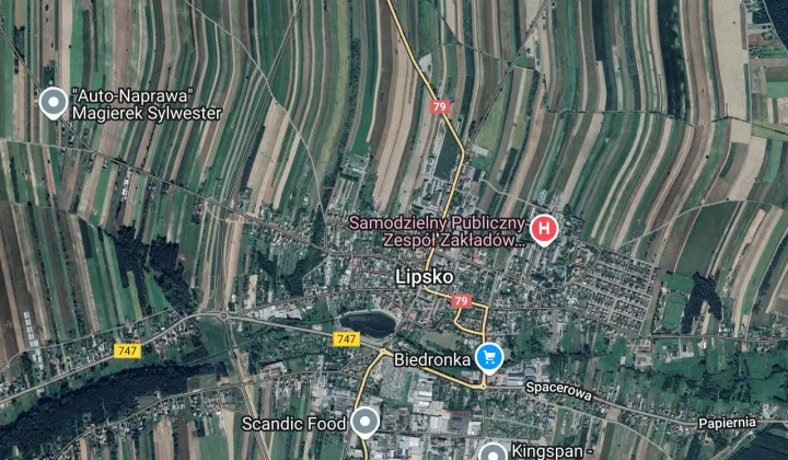 Działka budowlana Lipsko, ul. Partyzantów
