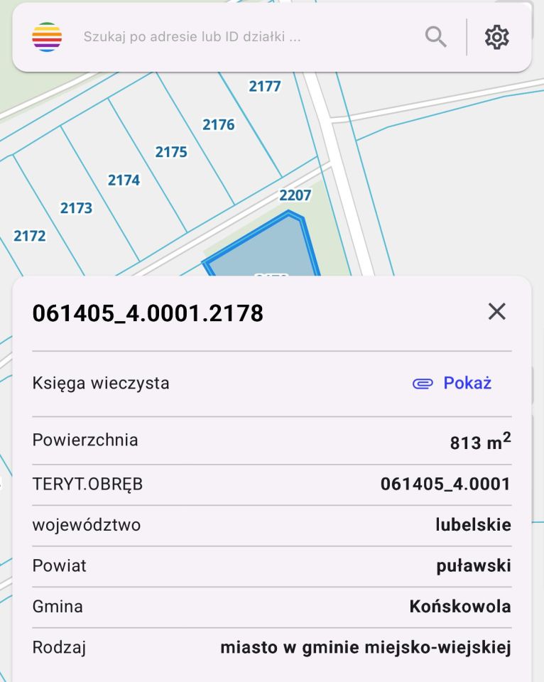 Działka budowlana Końskowola, ul. Pożowska. Zdjęcie 3
