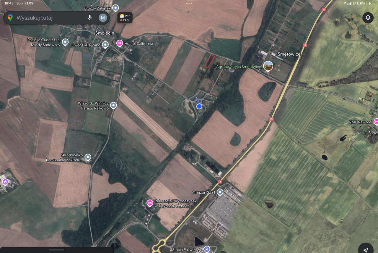 Działka siedliskowa Smolęcin. Zdjęcie 3