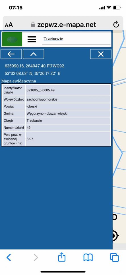 Działka rolna Trzebawie. Zdjęcie 4