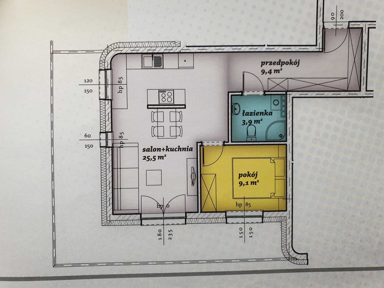 Mieszkanie 2-pokojowe Kutno Łąkoszyn, ul. Dębowa. Zdjęcie 8