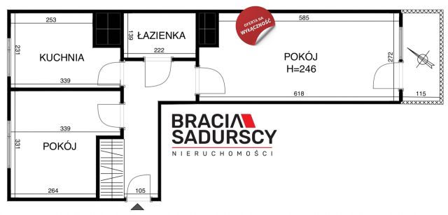 Mieszkanie 2-pokojowe Kraków Bieńczyce, os. Józefa Strusia. Zdjęcie 23