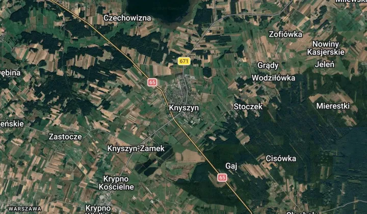 Działka leśna Knyszyn