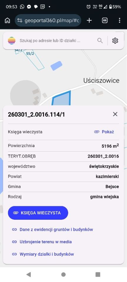Działka rolna Uściszowice. Zdjęcie 3