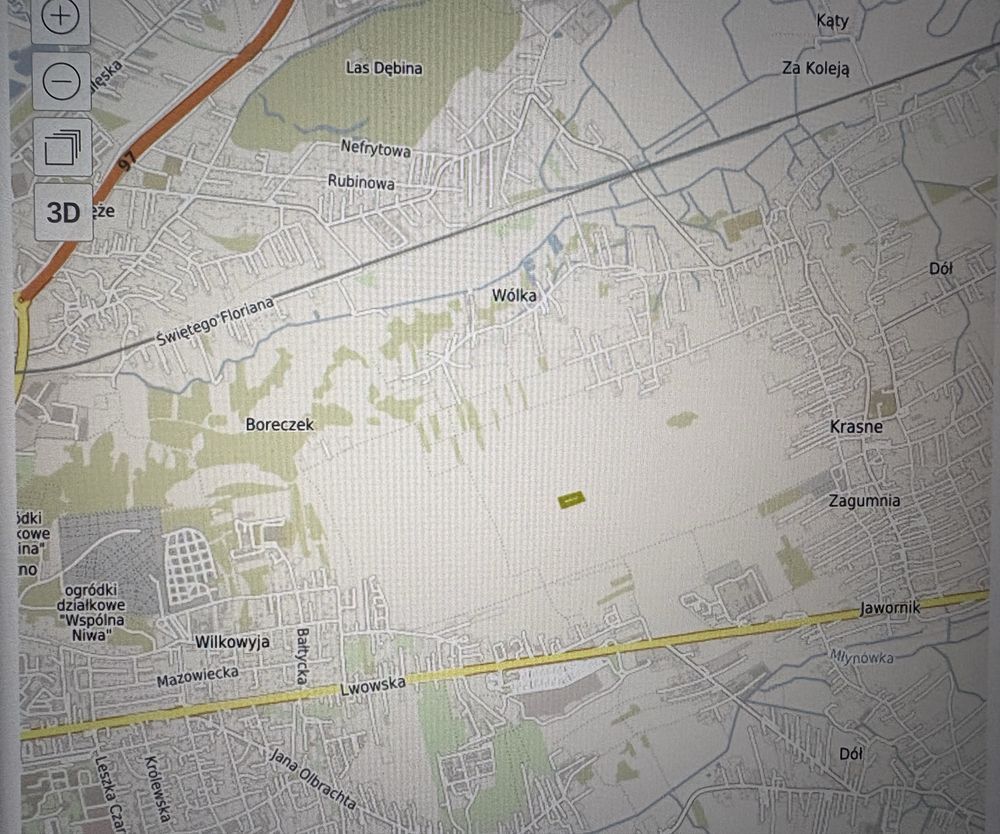 Działka rolna Krasne