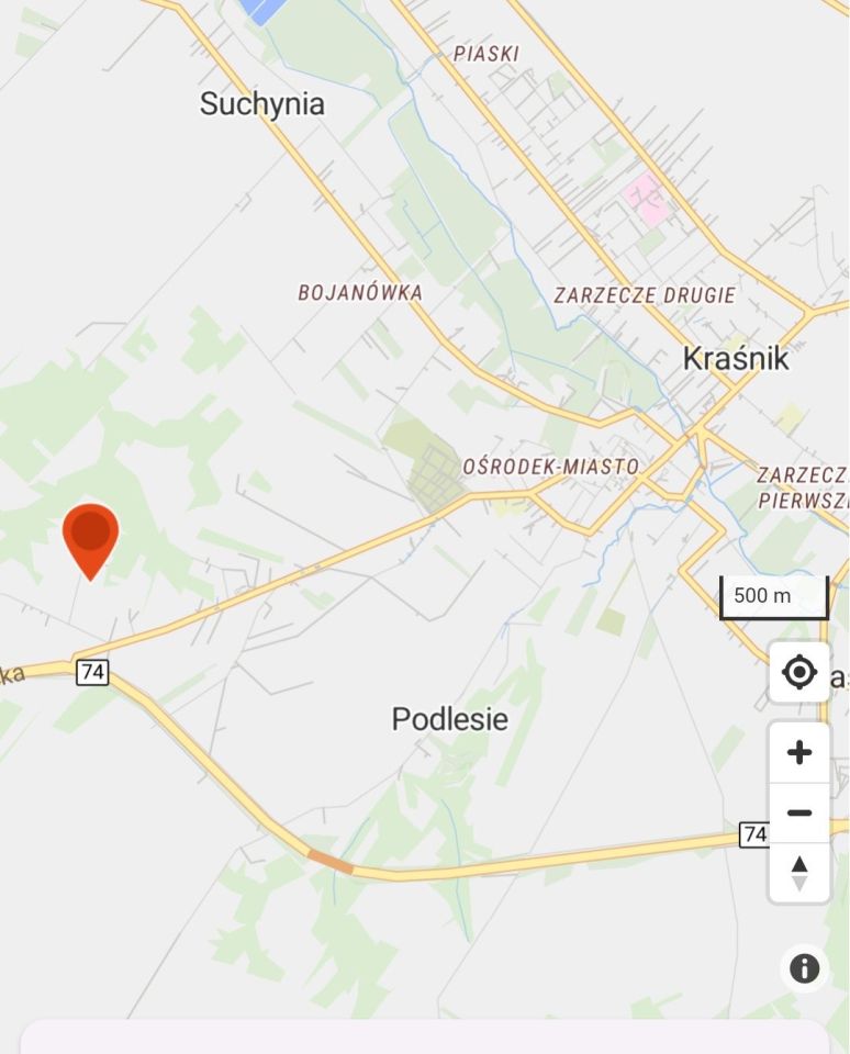 Działka budowlana Spławy Pierwsze, ul. Poleśna