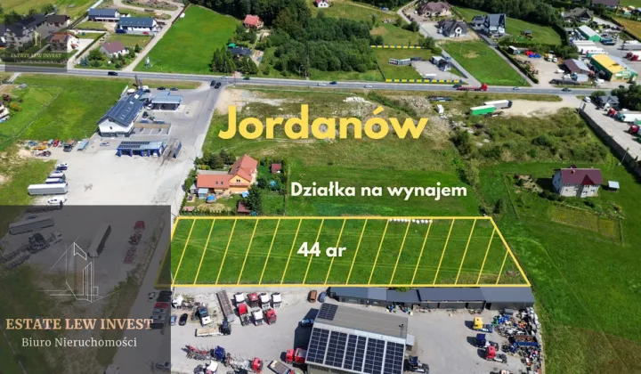 Działka Jordanów, ul. 3 Maja