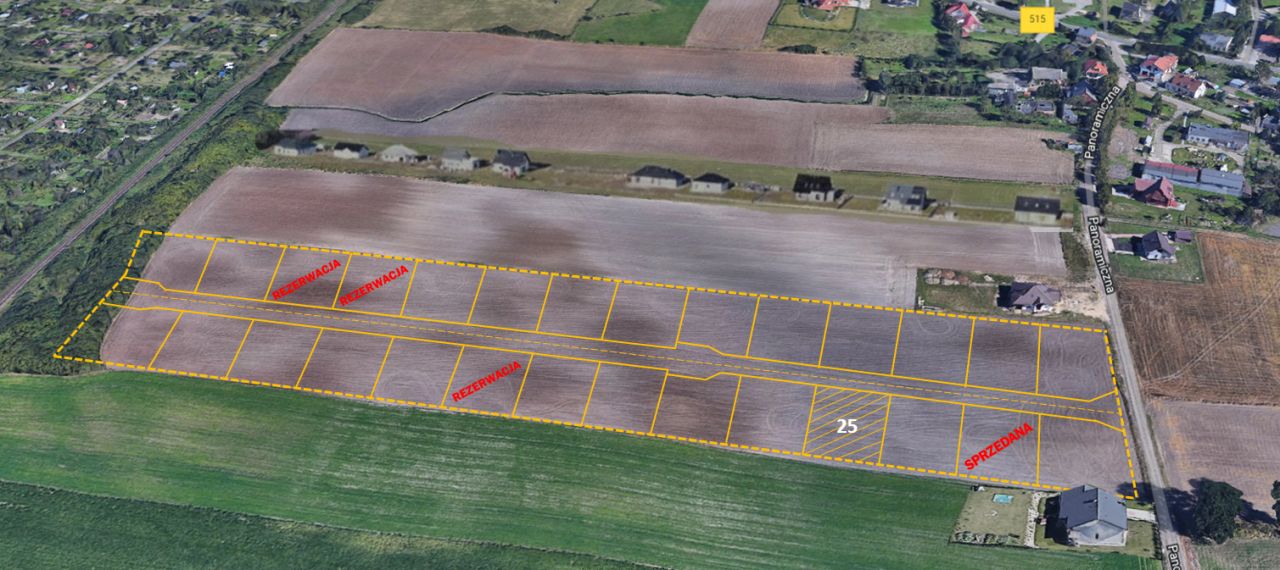 Działka budowlana Nowa Wieś Malborska, ul. Panoramiczna