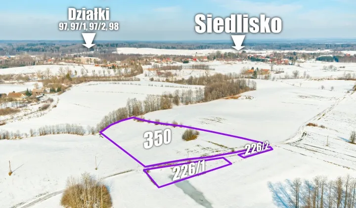 Działka rolna Orłowo