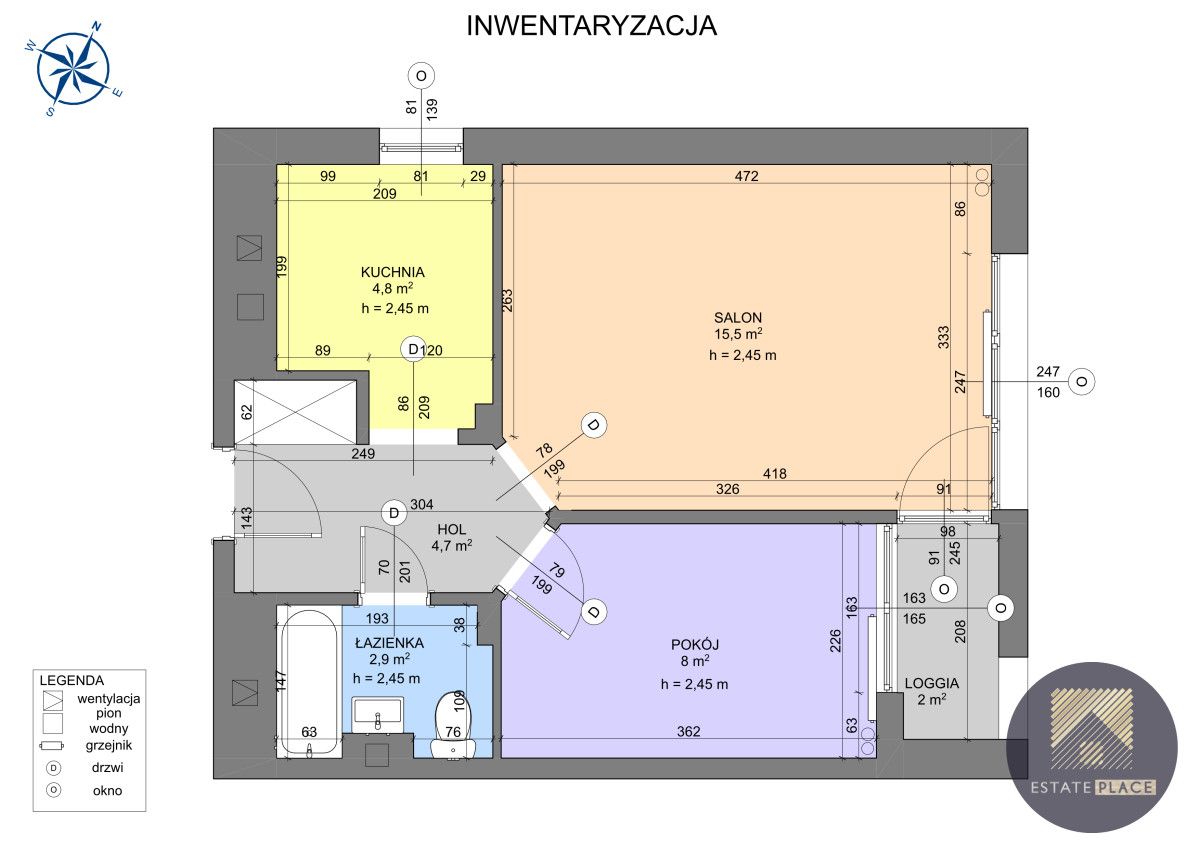 Mieszkanie 2-pokojowe Warszawa Śródmieście, ul. Królewska. Zdjęcie 23