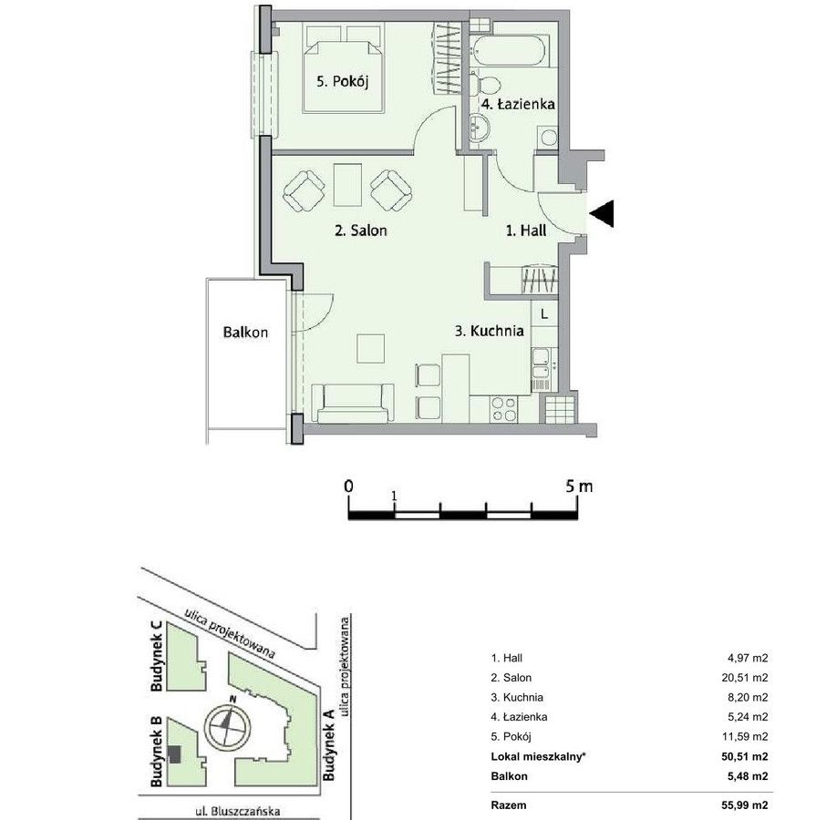Mieszkanie 2-pokojowe Warszawa Mokotów, ul. Bluszczańska. Zdjęcie 12