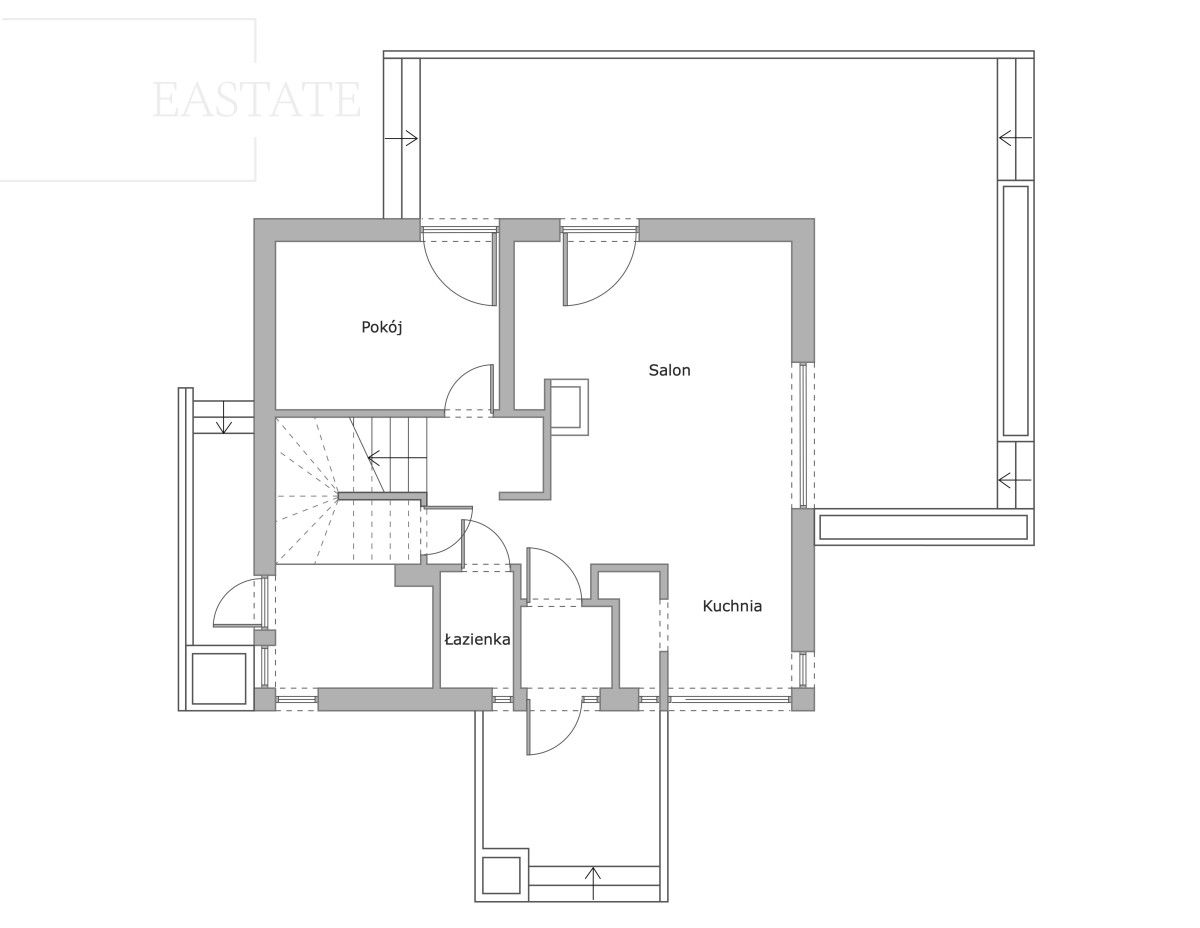 dom wolnostojący, 5 pokoi Glinianka. Zdjęcie 12