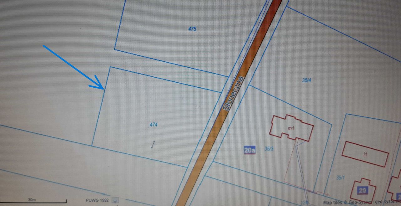 Działka budowlana Zielin Górny. Zdjęcie 2