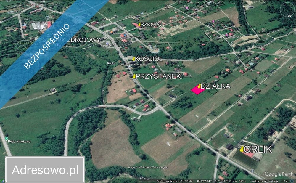 Działka rolna Wysowa-Zdrój. Zdjęcie 7