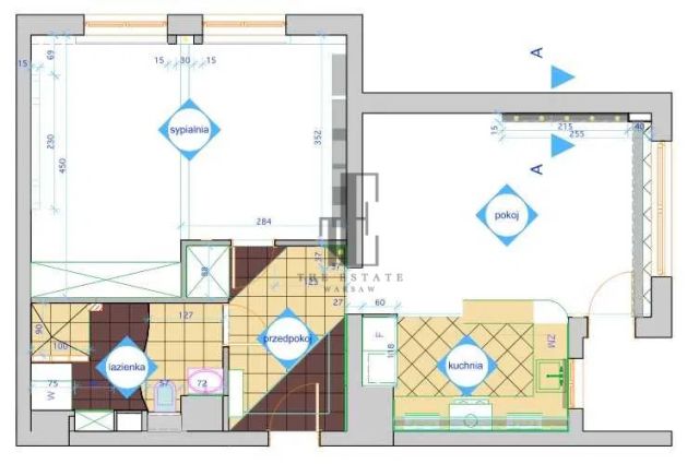 Mieszkanie 2-pokojowe Warszawa Mokotów. Zdjęcie 8