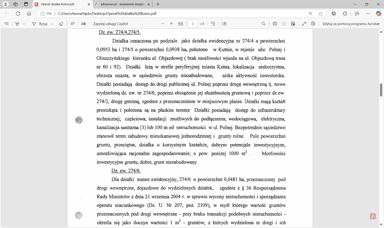 Działka budowlana Kutno Łąkoszyn, ul. Objazdowa. Zdjęcie 3
