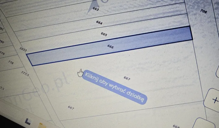 Działka rolna Krzcin