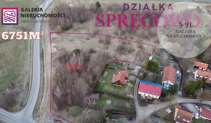 Działka inwestycyjna Spręcowo