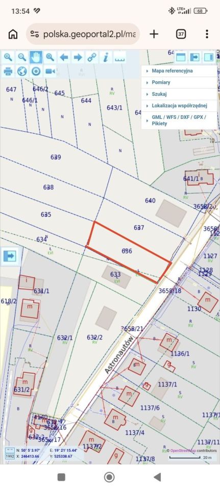 Działka rolna Żarki, ul. Astronautów. Zdjęcie 3