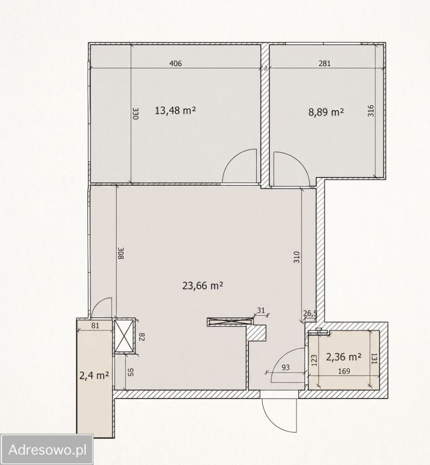 Mieszkanie 3-pokojowe Warszawa Śródmieście, al. Jana Pawła II. Zdjęcie 12