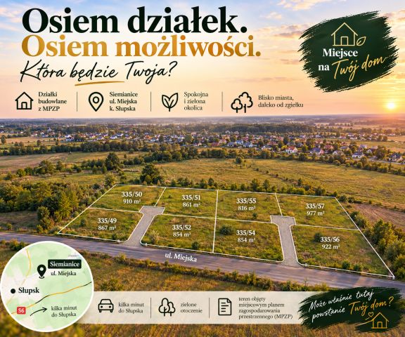 Działka budowlana Siemianice, ul. Miejska. Zdjęcie 1