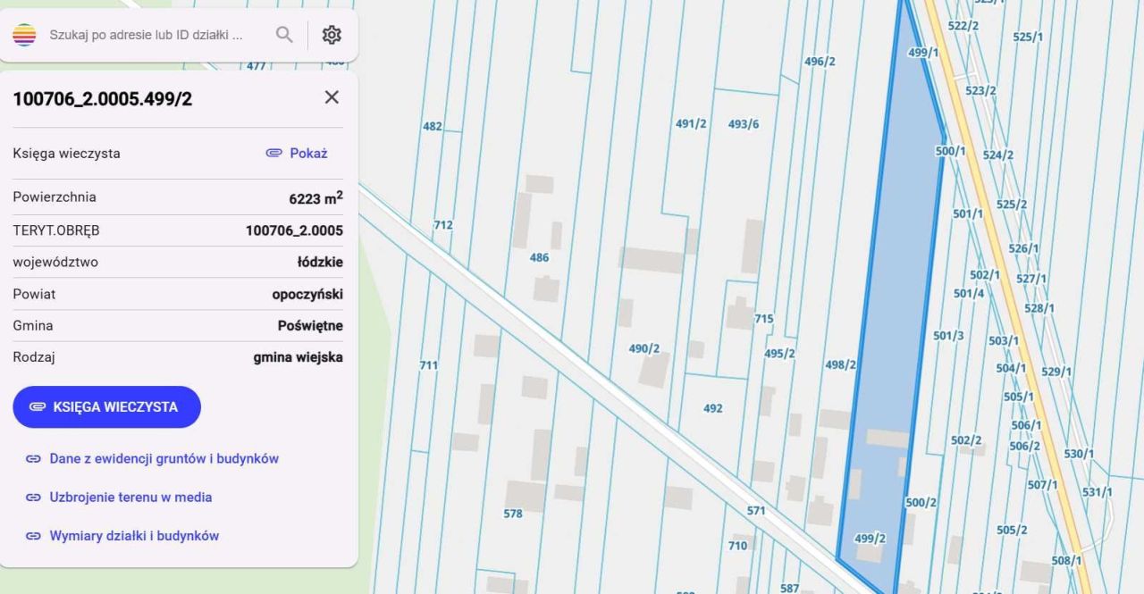 Działka rolno-budowlana Dęborzeczka. Zdjęcie 2