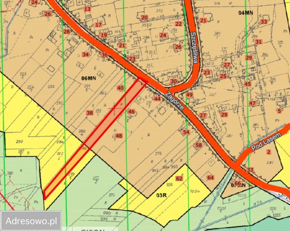 Działka rolno-budowlana Przeginia Duchowna, ul. Zagórze. Zdjęcie 3