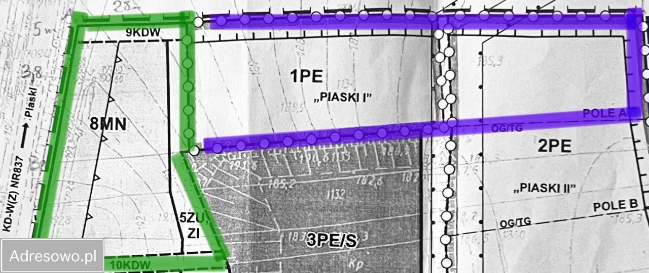 Działka budowlana Piaski. Zdjęcie 7