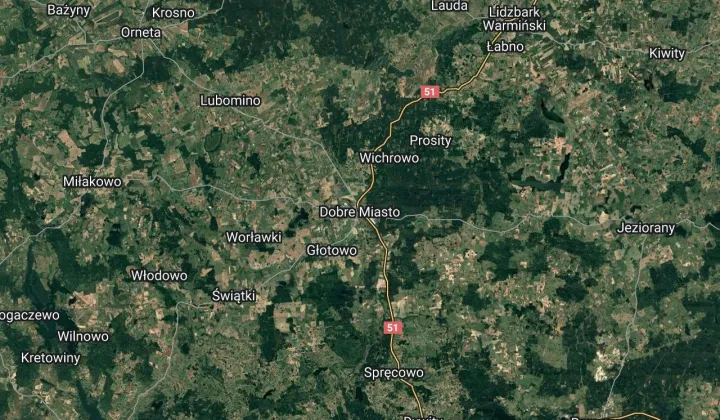 Działka budowlana Dobre Miasto, ul. Waldemara Milewicza