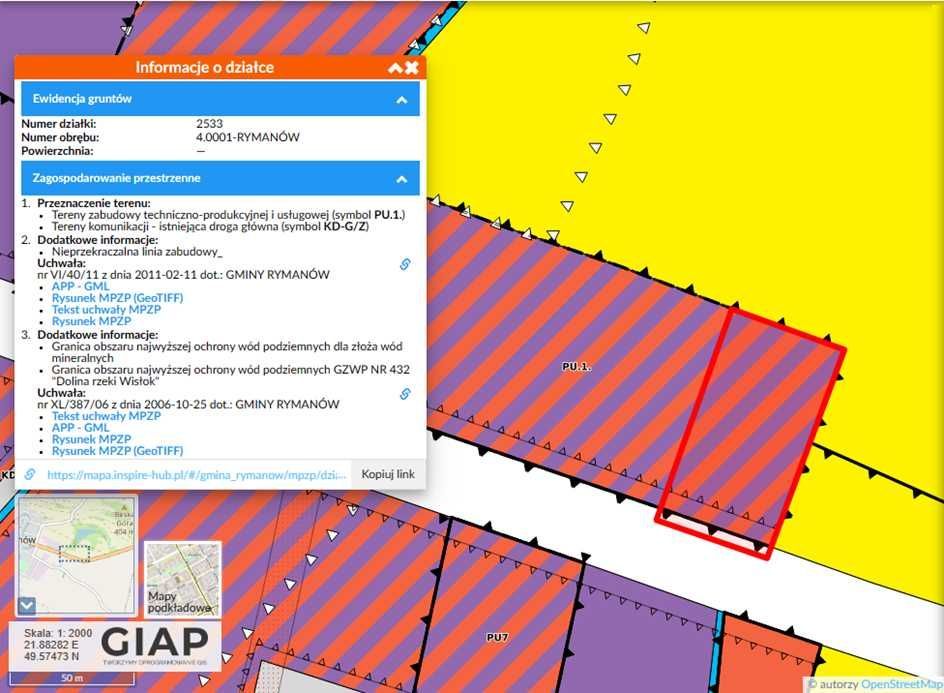 Działka inwestycyjna Rymanów, ul. Sanocka. Zdjęcie 2