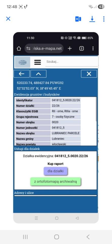 Działka budowlana Lubraniec-Parcele. Zdjęcie 6