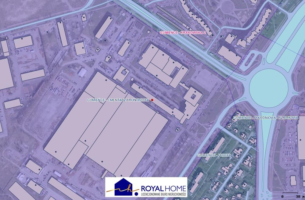 Działka inwestycyjna Szczecin Gumieńce, ul. Cukrowa