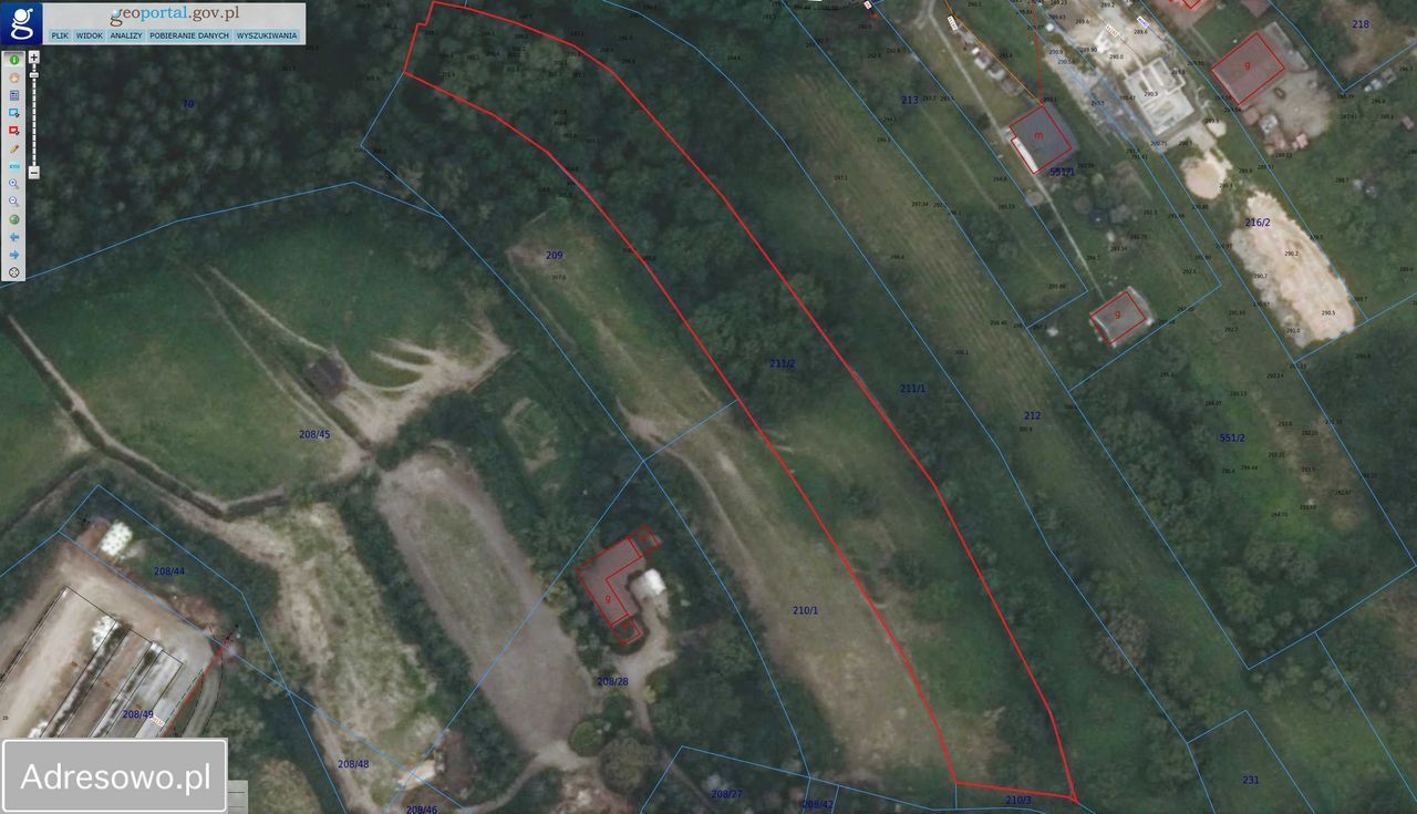 Działka budowlana Kobylany, ul. Skalna. Zdjęcie 4