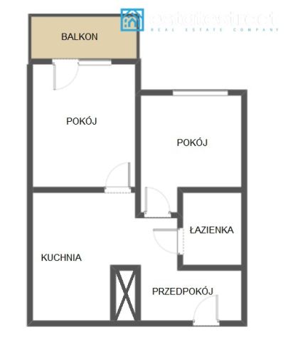Mieszkanie 2-pokojowe Kraków Krowodrza, ul. Wrocławska. Zdjęcie 17