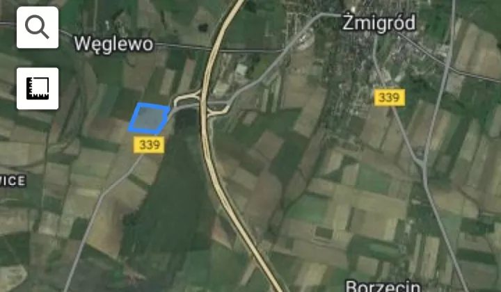 Działka rolna Węglewo