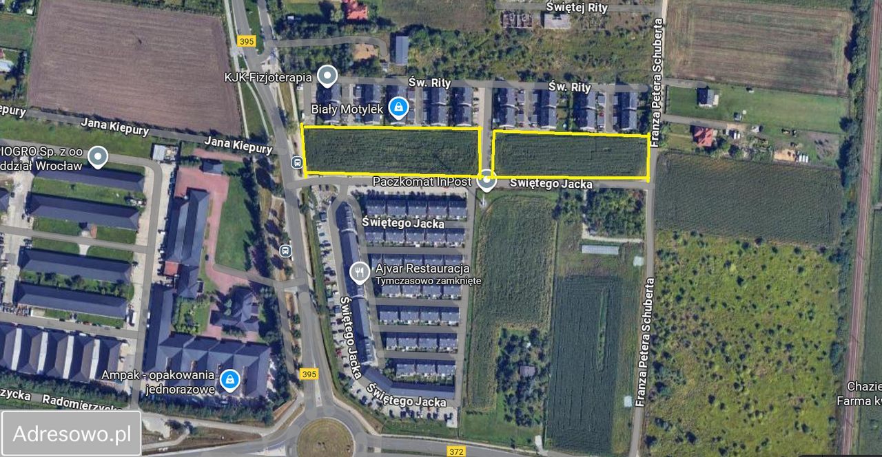 Działka budowlana Iwiny, ul. św. Jacka