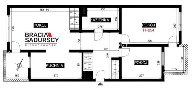 Mieszkanie 3-pokojowe Kraków Podgórze, ul. Przewóz. Zdjęcie 3