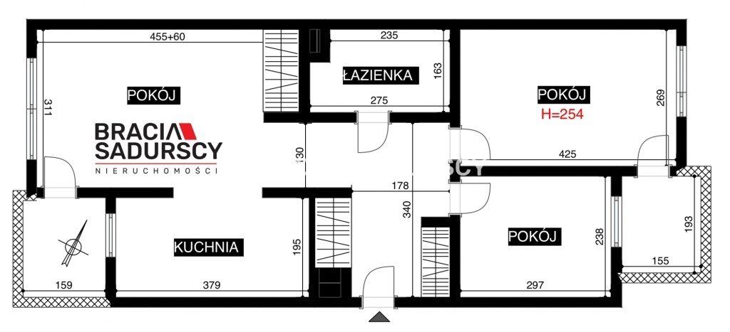 Mieszkanie 3-pokojowe Kraków Podgórze, ul. Przewóz. Zdjęcie 3