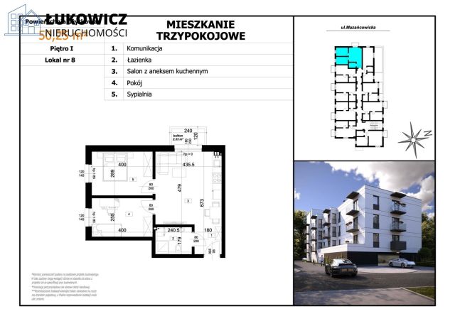 Mieszkanie 3-pokojowe Czechowice-Dziedzice, ul. Mazańcowicka. Zdjęcie 9